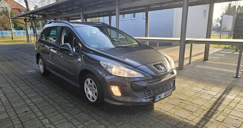 samochody osobowe Peugeot 308 cena 9200 przebieg: 298000, rok produkcji 2008 z Sieraków